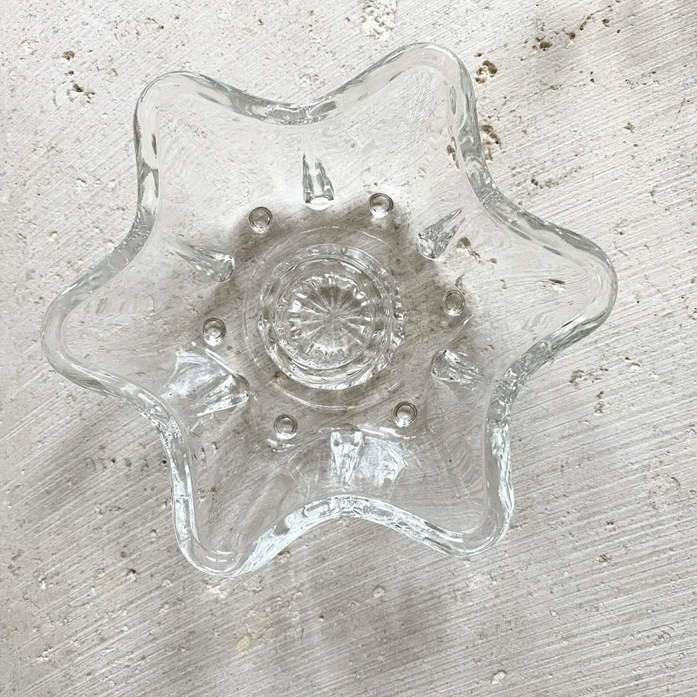 Vintage Set Of 3 Candlestick 6 Point Star 4‎ 1/2